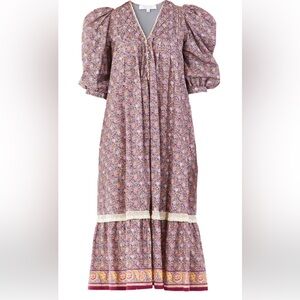 Hunter bell Bowen falling leaves maxi dress Jenkins
